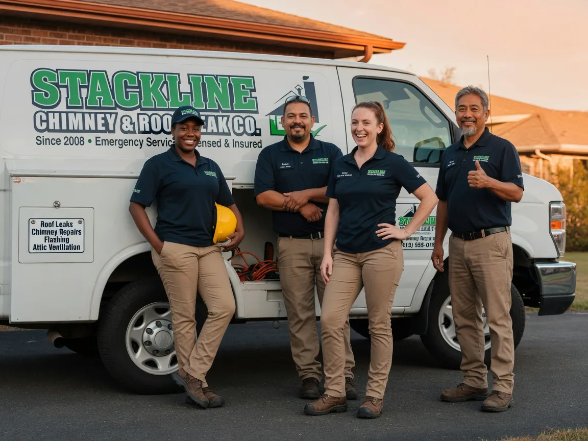 Chimney flashing repair company in Mico, TX